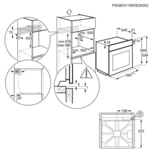 Forno AEG OU5AB20SM 72L multifunzione in acciaio inox