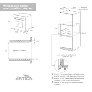 forno Artica AHB7008X MF 70L GT DISPLAY ME