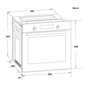 Forno Artica AHB82281BK MF 80L nero
