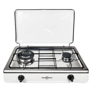 Piastra di cottura a gas Vitrokitchen 252BB 2F 1 Tripla Corona Butano