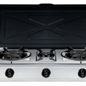 Piastra di cottura a gas Vitrokitchen 360IB 3F inox