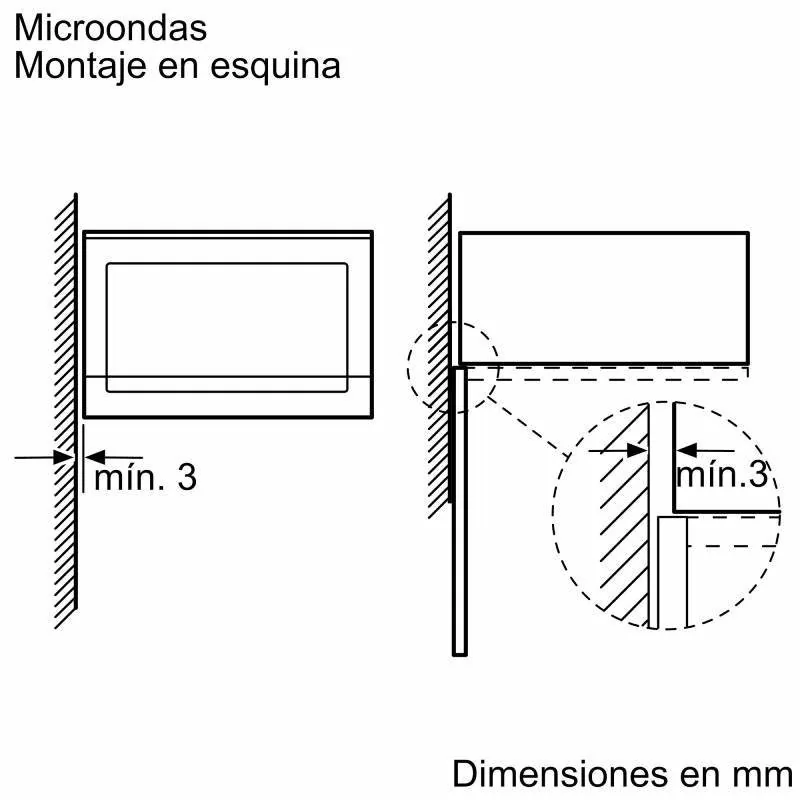 Microonde Balay 3CG5172B2 20L cristallo bianco