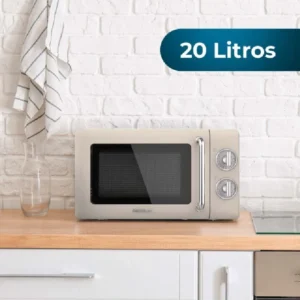 Microonde Cecotec retro beige senza grill 20 litri