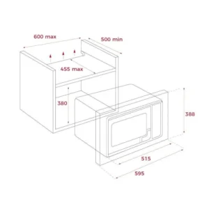 Microonde Teka MWE255FI 25L da incasso con grill