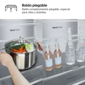 LG GBV7280BPY frigorifero in acciaio inox con tecnologia MetalFresh