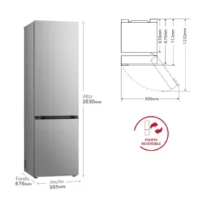 LG GBV7280BPY frigorifero in acciaio inox con tecnologia MetalFresh