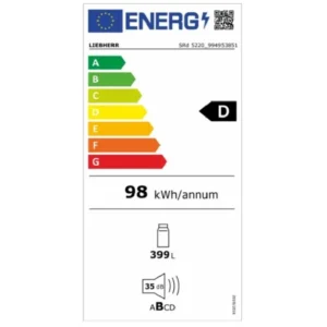 Frigorifero Liebherr SRD5220 399 litri bianco classe D
