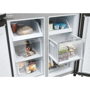 Frigorifero americano Haier HCR3818ENMM 185×83 4 porte No Frost inox