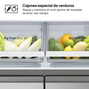 Frigorifero americano LG GMB860PYDE 530 litri 4 porte inox classe E
