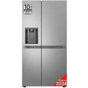 Frigorifero americano LG GSLC41PYPE 179×91 638L inox con dispenser acqua