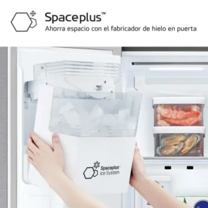 Frigorifero americano LG GSLC41PYPE 179×91 638L inox con dispenser acqua