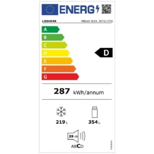 frigorifero americano Liebherr MBTSDI9024 572 litri 180,5×90,6×74,5 classe energetica Plus Terra Colour