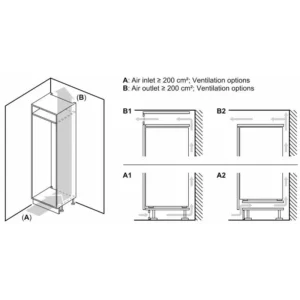Frigorifero Integrato Balay 3FID737S Bianco 177x56 Classe D
