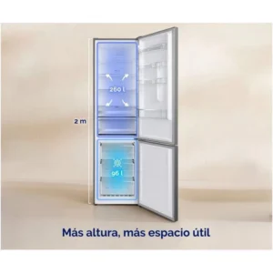 Frigorifero combinato Artica COOLTECH200CI2 356 litri inox classe C