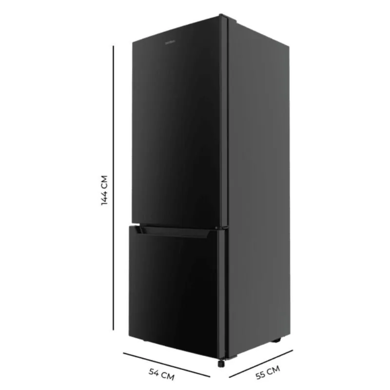 Frigorifero combinato Cecotec 02075 144×54 nero classe E