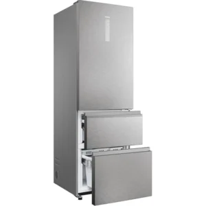 Frigorifero combinato Haier HTW5618ENMG 185 cm inox 3D classe energetica