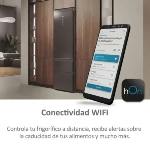 Frigorifero Combinato Haier HTW7620CNMP 205x60 Inox 414 litri