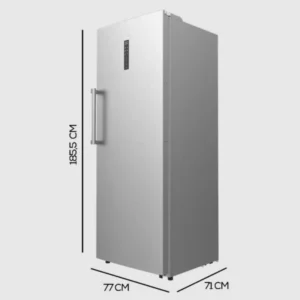 Congelatore Verticale Cecotec 02392 310 Litri Inox Classe E