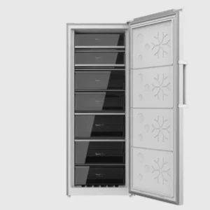Congelatore Verticale Cecotec 02392 310 Litri Inox Classe E