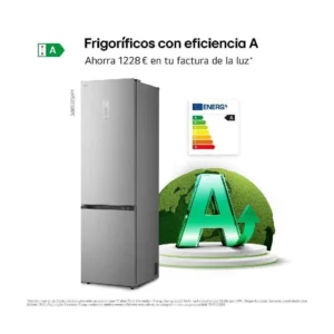 Frigorifero combinato LG GBBS525APY 203 cm inox MetalFresh