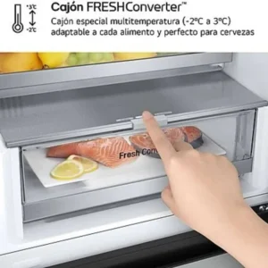Frigorifero combinato LG GBV5240APY 203 cm Acciaio inox MetalFresh classe A
