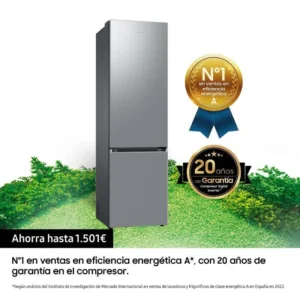 Frigorifero combinato Samsung RB38C603CS9/EF 203x59x66 inox