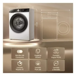 Lavasciuga Hisense WD3S9043BW3 9/6kg 1400rpm A/D Bianco