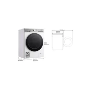 Lavasciuga LG F4DR9513A2W 13/7kg 1400rpm A-10 A/D