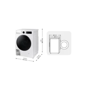 Lavasciuga Samsung WD11DG5B15BEEC 11/6kg 1400rpm