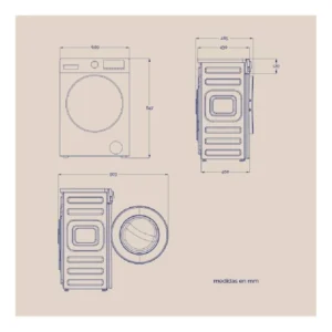 Lavatrice Artica Aqualine7AB AL71200AFB 7 kg 1200 giri bianco classe A