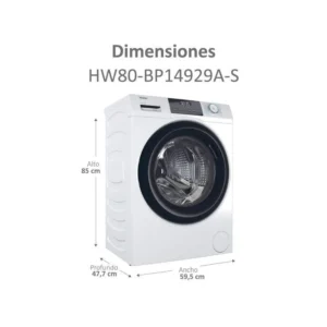 Lavatrice Haier HW80-BP14929A-S 8 kg 1400 rpm Bianca ABT Steam