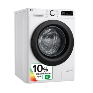 Lavatrice LG F4WR5010A6W 10 kg 1400 giri Bianco con porta nera