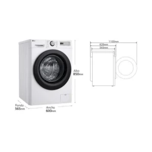Lavatrice LG F4WR5011A6F 11 kg 1400 giri classe A Bianco Steam