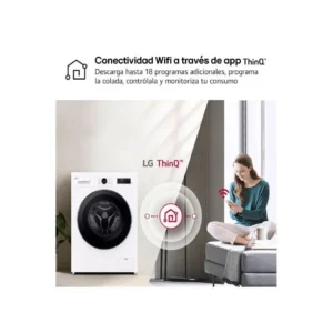 Lavatrice LG F4X1009NWK 9 kg 1400 giri Steam DD carica frontale classe A