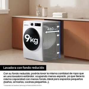 Lavatrice Samsung WW90DG5G34AEEC 9 kg 1400 rpm Bianco