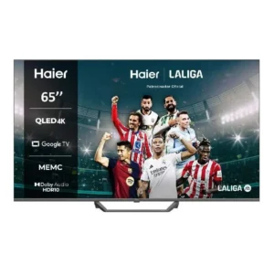 Televisore Haier 65″ H65S80EUX UHD QLED Google TV BT con supporto