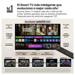 Televisore LG 75" 75QNED87A6B UHD QNED Evo MiniLED α8