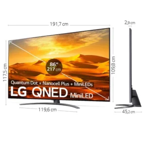 televisore LG 86" 86QNED916QE QNED MiniLED Alpha7 Dolby Atmos