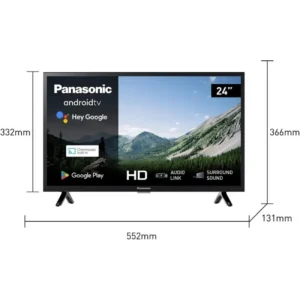 Televisore Panasonic 24" TX-24MSW504 HD Android TV HDR10 Nero