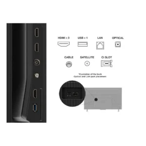 televisore TCL 43" 43P6K UHD Google TV HDR10 Dolby Audio