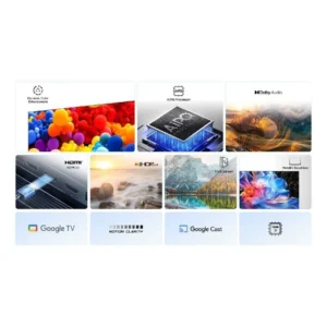 televisore TCL 43" 43P6K UHD Google TV HDR10 Dolby Audio
