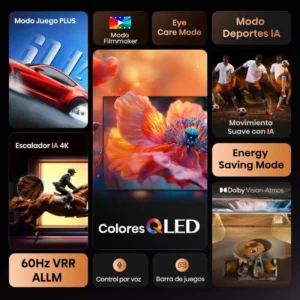 TV Hisense 75E7Q 75" QLED UHD Smart TV Dolby Atmos