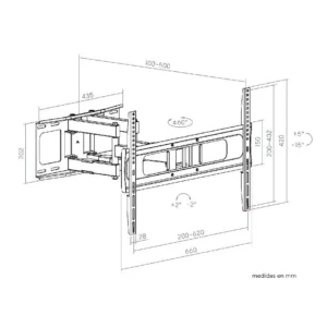 supporto TV Genium Art GSPART68 60kg 37-86