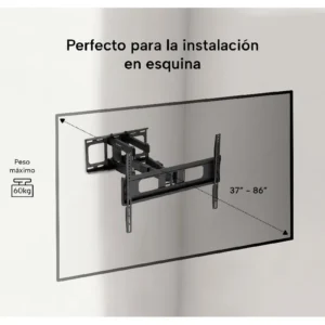 supporto TV Genium Art GSPART68 60kg 37-86