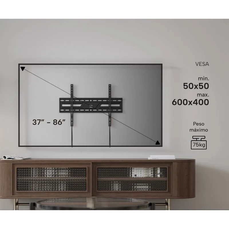 supporto TV Genium fisso GSPF86 per televisori da 37 a 86 pollici
