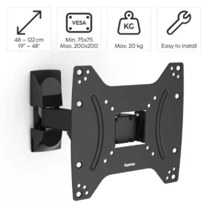 supporto TV Hama braccio 200×200 19-48″