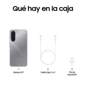 smartphone Samsung A17 8/256 6,7″ grigio