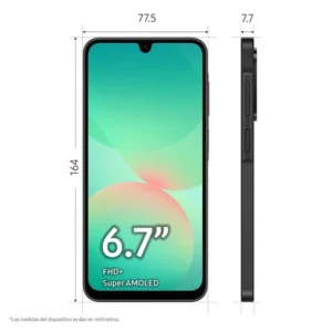 Smartphone Samsung A26 5G 8/256 6,7″ Nero