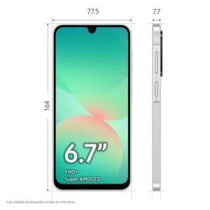 smartphone Samsung A26 5G 8/256 6,7″ bianco