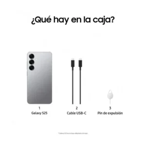 smartphone Samsung S25 12/256 6,2" grigio